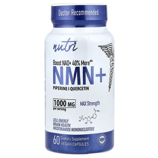 NMN+, Max Strength, 60 vegan caps