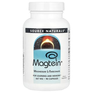 Source Naturals, Magnesio L-Treonato Magtein. 90 caps