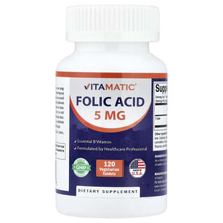 Ácido Fólico, 120 Vegetarian Tablets, 333 mcg per Tablet)