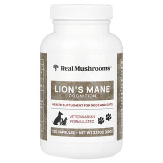 Lion's Mane, para Perros y Gatos, 120 Cápsulas