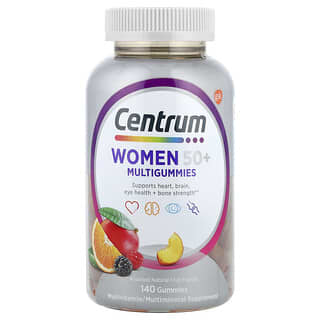 Mujer 50+ Multigummies, Assorted Natural Fruit, 140 gummies