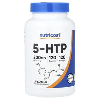 5-HTP, 200 mg, 120 cápsulas