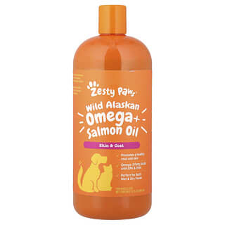 Wild Alaskan Omega + Salmón Oil, para Perros y Gatos, All Ages, 32 fl oz (946 ml)