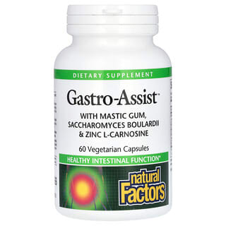 Gastro-Assist™ con Mastic Gum, Saccharomyces Boulardii & Zinc L-Carnosine, 60 vegetarian caps