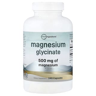 Micro Ingredients, Glicinato de Magnesio (166 mg). 240 caps