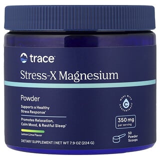 Trace, Magnesio "Stress-X" sabor Lima Limón. 224 gr.