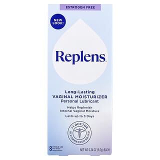 Lubricante Personal, Hidratante Vaginal de Larga Duración, 8 Pre-Filled Applicators, 0.24 oz (6.7 g) Each