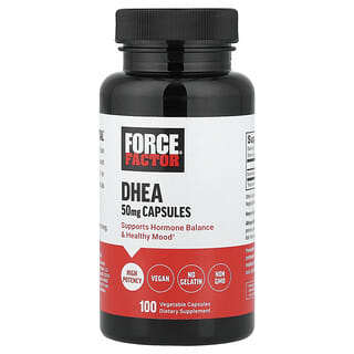 DHEA, 50 mg, 100 Vegetable caps, 50 mg