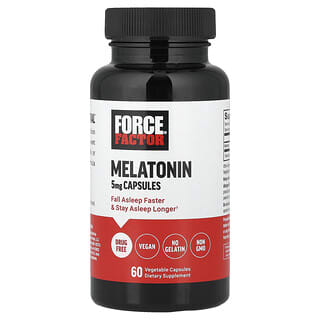 Melatonina, 5 mg, 60 cápsulas vegetales