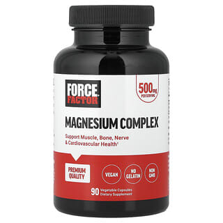 Force Factor, Complejo de Magnesio (500 mg). 90 caps