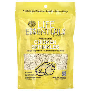 Life Essentials, Freeze Dried Pollo Sprinkles, para Gatos and Dogs, 3 oz (85 g)