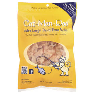 Extra Large Dried Tuna Flakes, para Gatos, 1 oz (28 g)