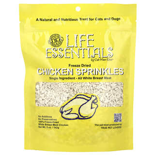 Life Essentials, Freeze Dried Pollo Sprinkles, para Gatos and Dogs, 5 oz (142 g)
