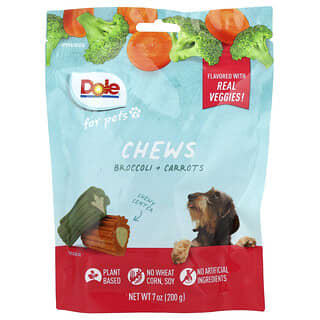 Chews, Broccoli + Carrots, 7 oz (200 g)