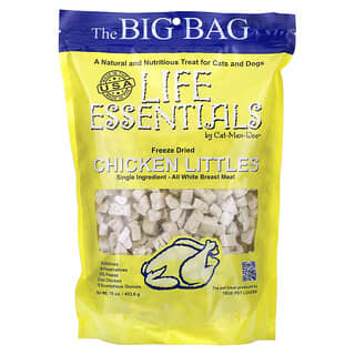 Life Essentials, Freeze Dried Pollo Littles, para Gatos y Perros, 16 oz (453.6 g)
