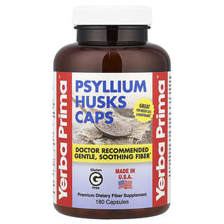 Psyllium Husks Caps, 180 Caps