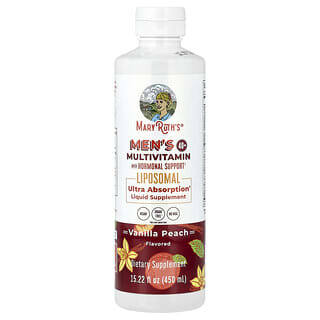 Multivitamínico para Hombre 40+, liposomal, sabor Vainilla Durazno. 450 ml.