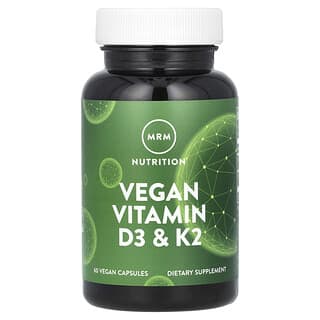 Vitamina D3 y K2 Vegana 60 Cápsulas Veganas