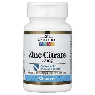 Zinc Citrate, 50 mg, 60 tabs