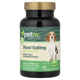 Stool Eating Deterrent, All Dog, Liver, 60 Masticables