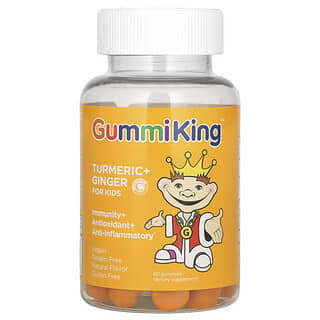 Turmeric + Ginger para Niños, Mango, 60 Gomitas