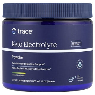 Electrolitos Keto en Polvo, Limón Lima 13 oz (369 g)