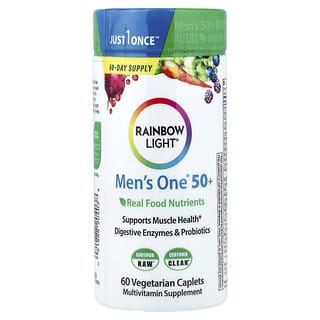 Multivitamínico para Hombre 50+, de alimentos integrales, Real Food Nutrients. 60 V-tabs.
