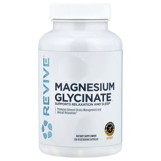 Revive, Glicinato de Magnesio (100 mg). 120 caps