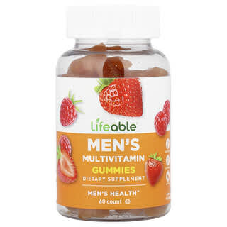Multivitamínico para Hombre, sabor Berry. 60 gomitas.