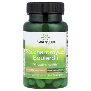Saccharomyces Boulardii with Prebiotic MOS, 30 Vegan caps