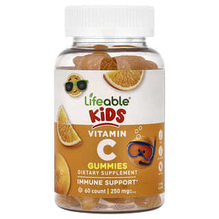 Vitamina C, para Niños, sabor Citrus. 60 gomitas.