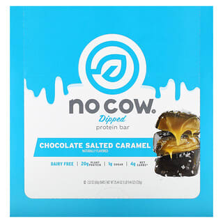 Barras de Proteína Cubiertas Sabor Chocolate Salted Caramel 12 Barras de 60 g c/u