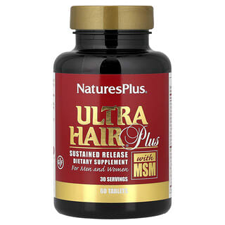 Ultra Cabello Plus with MSM, para Hombre and Women, 60 tabs