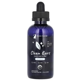 Clean Ears, Leave-In Relief para Perros, 4 fl oz (118 ml)