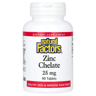 Zinc Chelate, 25 mg, 90 tabs