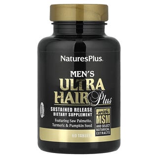 para Hombre Ultra Cabello Plus, With MSM and Select Botanical Extracts, 60 tabs