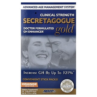 Secretagogue-Gold, Orange, 30 stick packs, 0.53 oz (14.9 g) Each