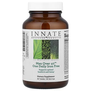 Multivitamínico para Hombre 40+, sin hierro, 1 al día. 60 tabs.