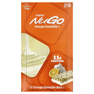 Barras de Proteína Sabor Smoothie de Naranja 15 Barras de 50 g c/u