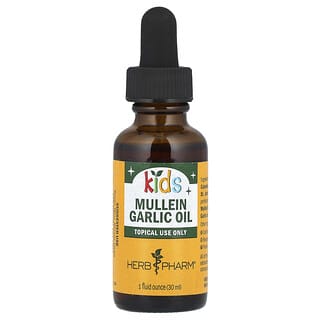 Niños, Mullein Garlic Oil, 1 fl oz (30 ml)