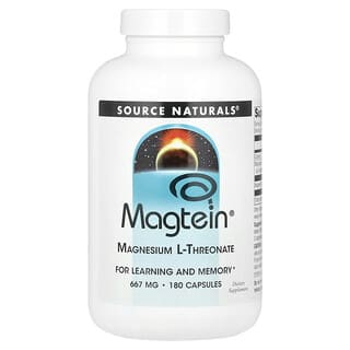 Source Naturals, Magnesio L-Treonato Magtein. 180 caps