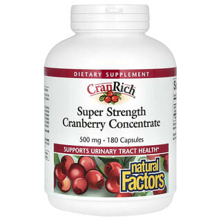 Cranberry Concentrate CranRich Super Strength 500 mg, 180 caps
