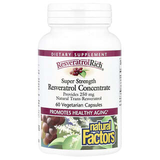 ResveratrolRich®, Resveratrol Concentrate, Super Strength, 60 vegetarian caps