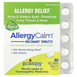 Allergycalm, Unflavored, 60 Meltaway Tabs