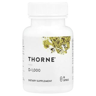 Thorne, Vitamina D3, 1000 iu. 90 caps