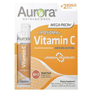 Mega-Pack+®, Liposomal Vitamina C, 32 Packs, 0.68 fl oz (20 ml) Each