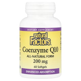 Coenzyme Q10, 200 mg, 60 softgels