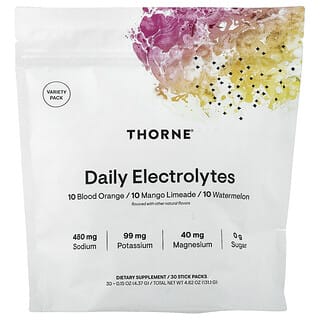Electrolitos Diarios, Paquete Variado 30 Stick Packs, 0.15 oz (4.37 g) Cada Uno