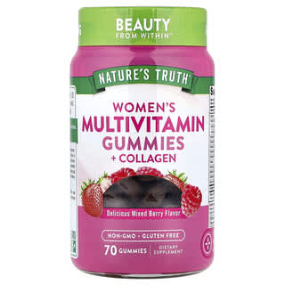 Multivitamínico Women's Gummies + Collagen Mixed Berry, 70 gummies
