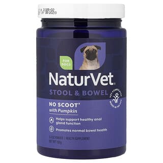 No Scoot® With Calabaza, Stool & Bowel, para Perros, 5.4 oz (155 g)